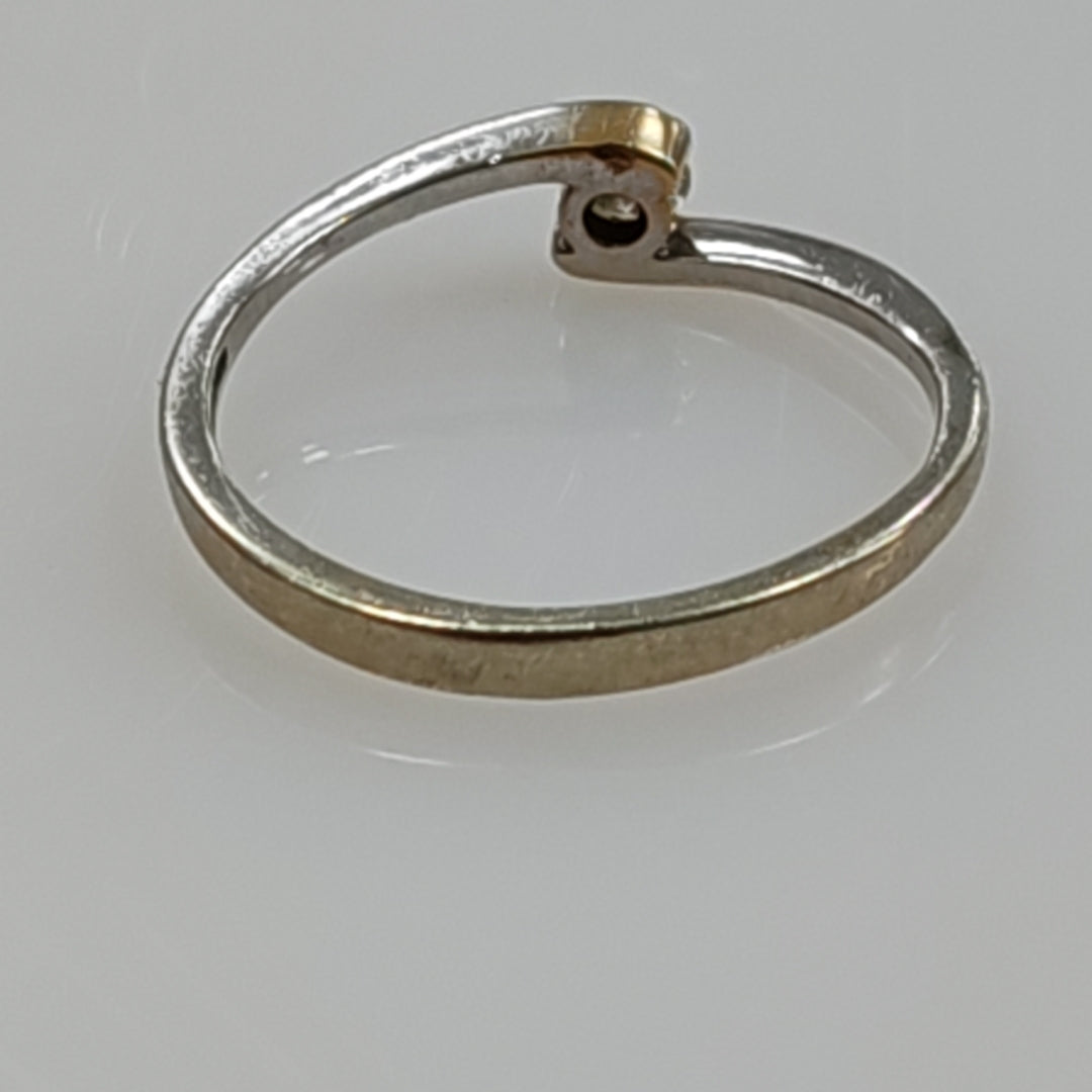 SOLITARIO ORO BLANCO 14 K 1,50 GRMS (SEMINUEVO)