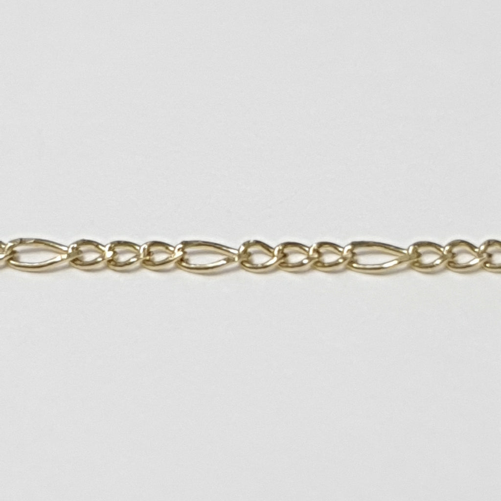 CADENAS TEJIDO 3X1 ORO 10K 55 CM 1.4 GR (NUEVO)