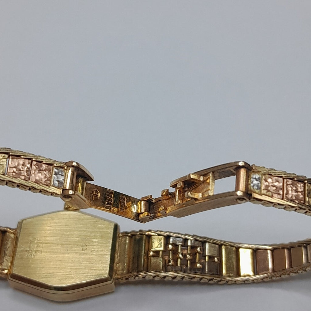 RELOJ CAJA Y PULSO ORO ORO 14 K 20.8 GRMS (SEMINUEVO)