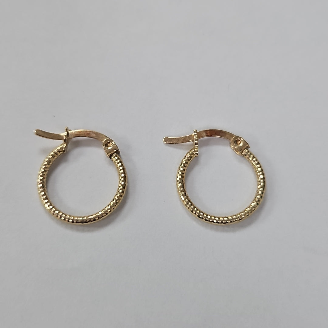 ARRACADAS PAR ORO 10 K 1.1 GRMS (SEMINUEVO)