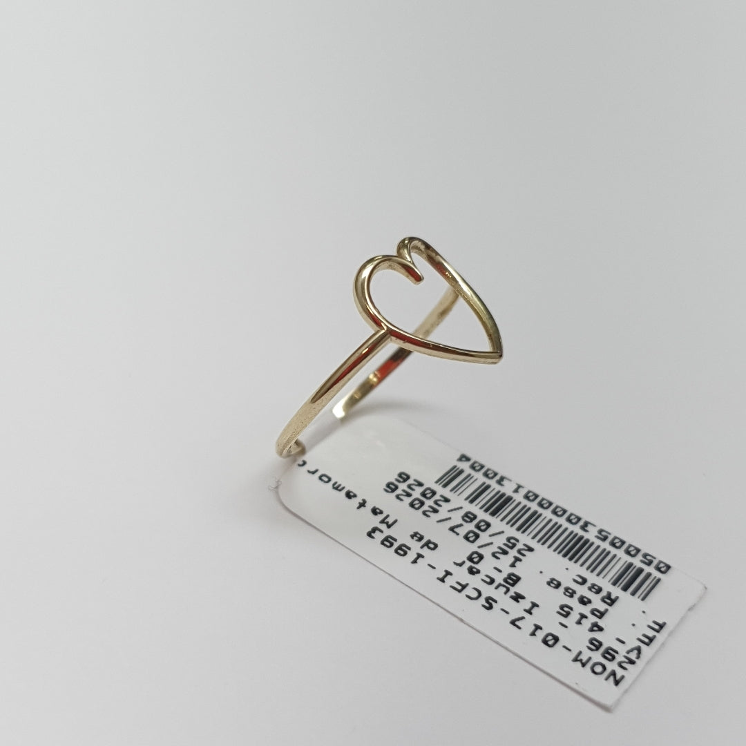 ANILLOS ANILLITO FIG CORAZON 10K TALLA 7 0.8 GR (NUEVO)