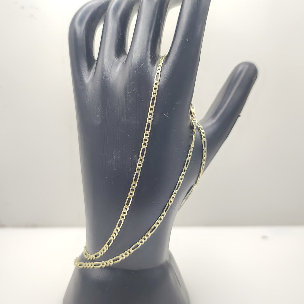 CADENA 3X1 14K 55 CM 5 GR (NUEVO)