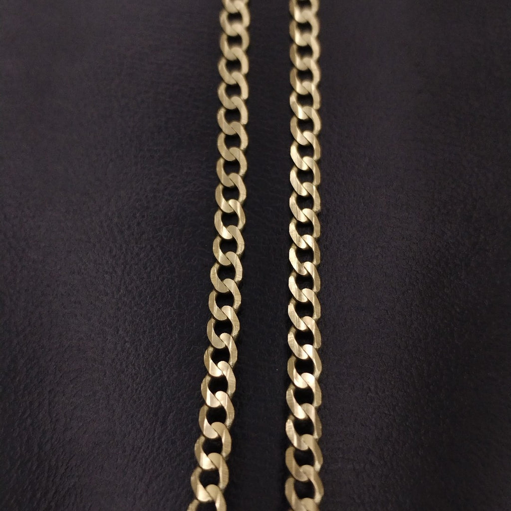 CADENA TEJIDO BARBADA 14K 60 CM 8.9 GR (NUEVO)