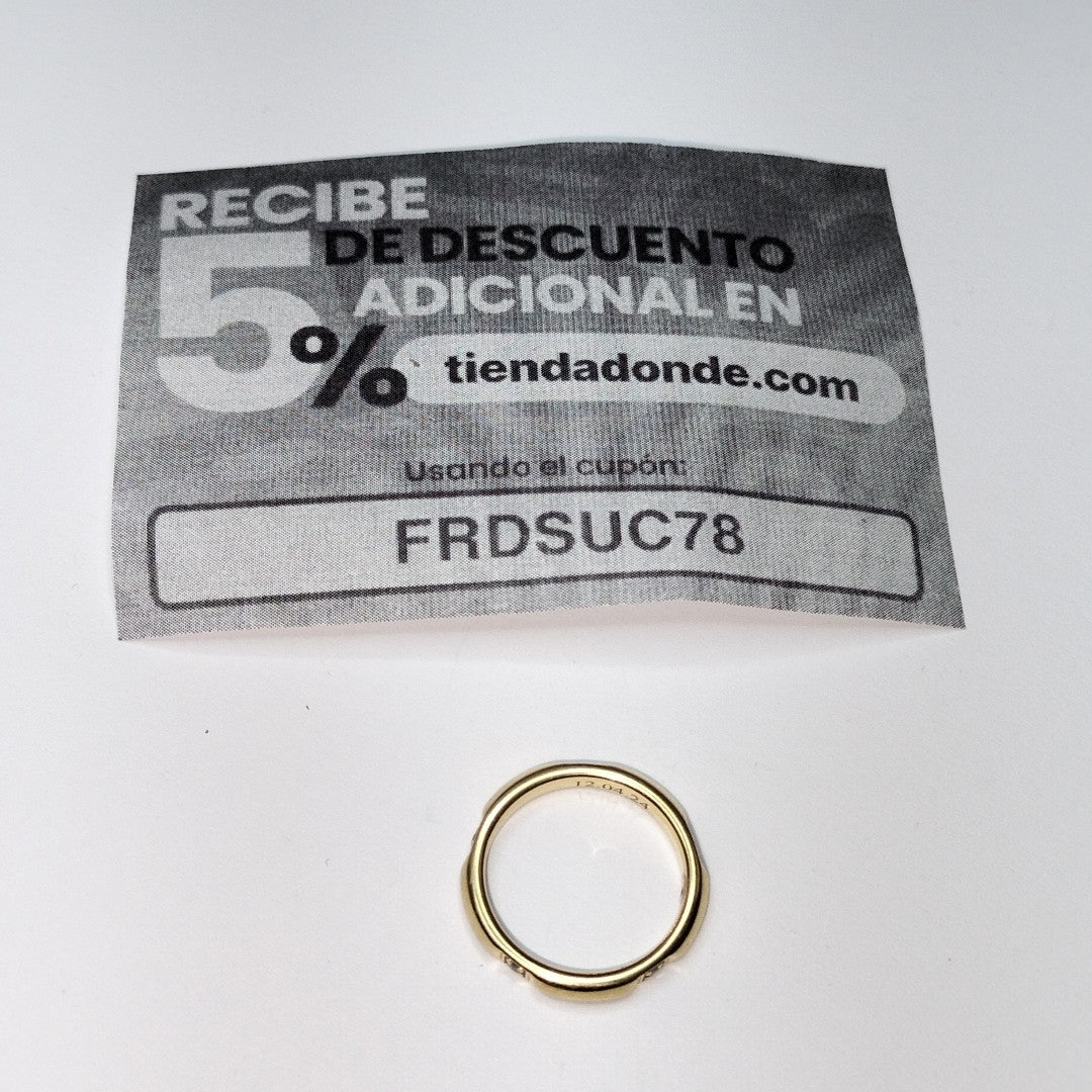 ARGOLLA ORO 18 K 3,20 GRMS (SEMINUEVO)