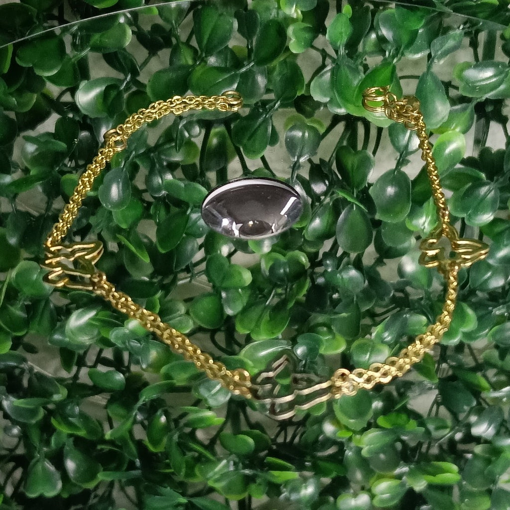 PULSERA ESPECIAL C MARIPOSAS 14K 18 CM 1.7 GR (NUEVO)