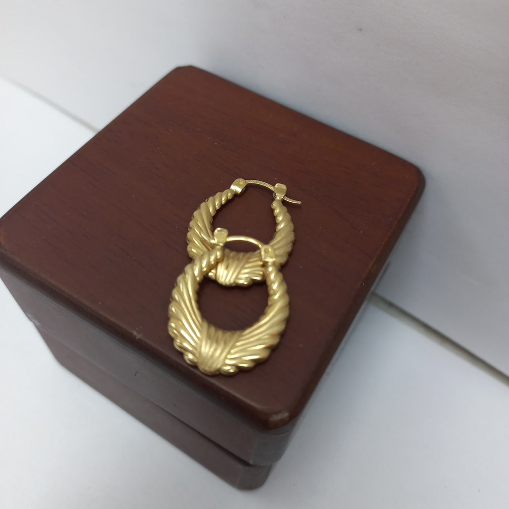ARRACADAS PAR ORO 14 K 1,90 GRMS (SEMINUEVO)