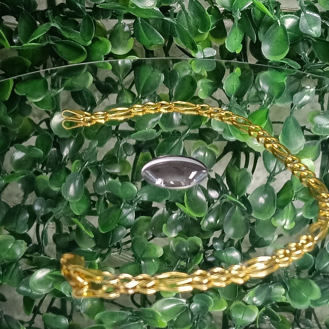 PULSERA 3X1 DIAMANTADA 14K 18 CM 2.7 GR (NUEVO)