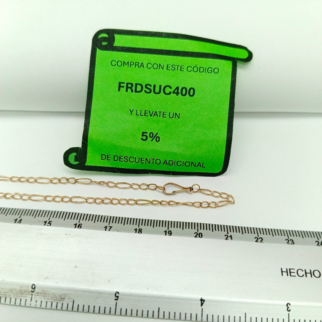 CADENA ORO 10 K 2.2 GRMS (SEMINUEVO)