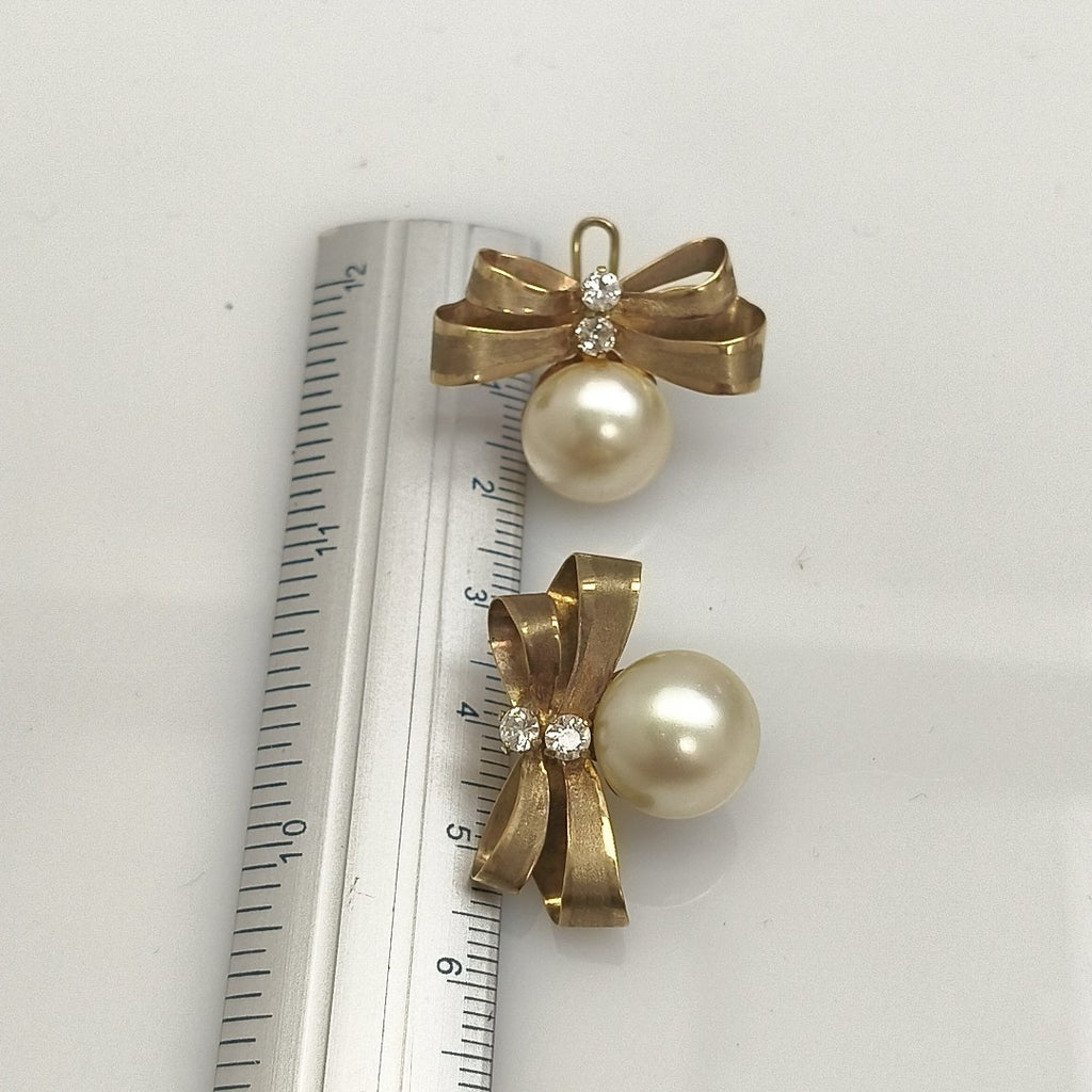 ARETES PAR ORO 10 K 6,90 GRMS (SEMINUEVO)