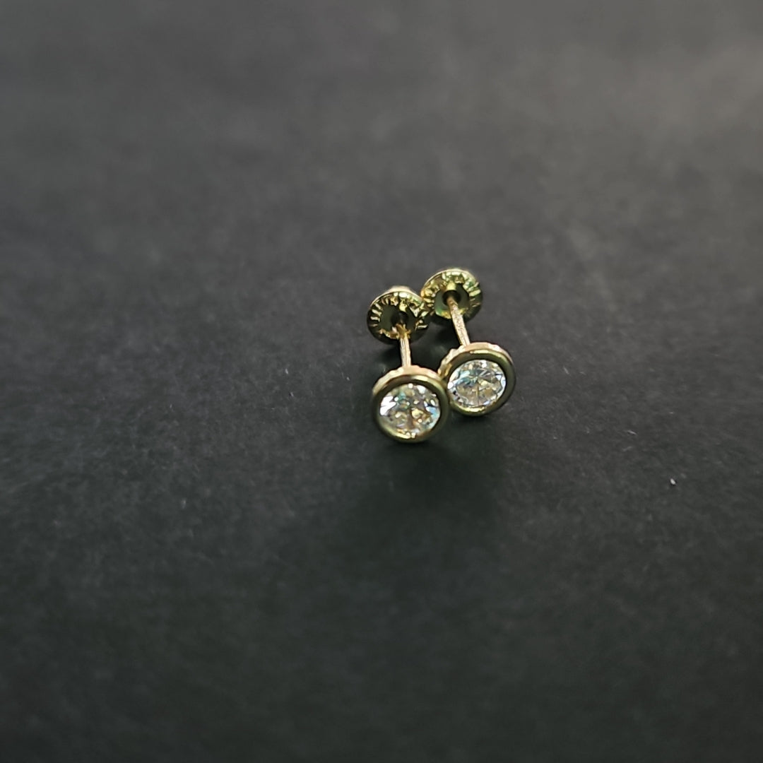BROQUELES BROQUEL C CIRCONIA 14K 0.1501 GR (NUEVO)