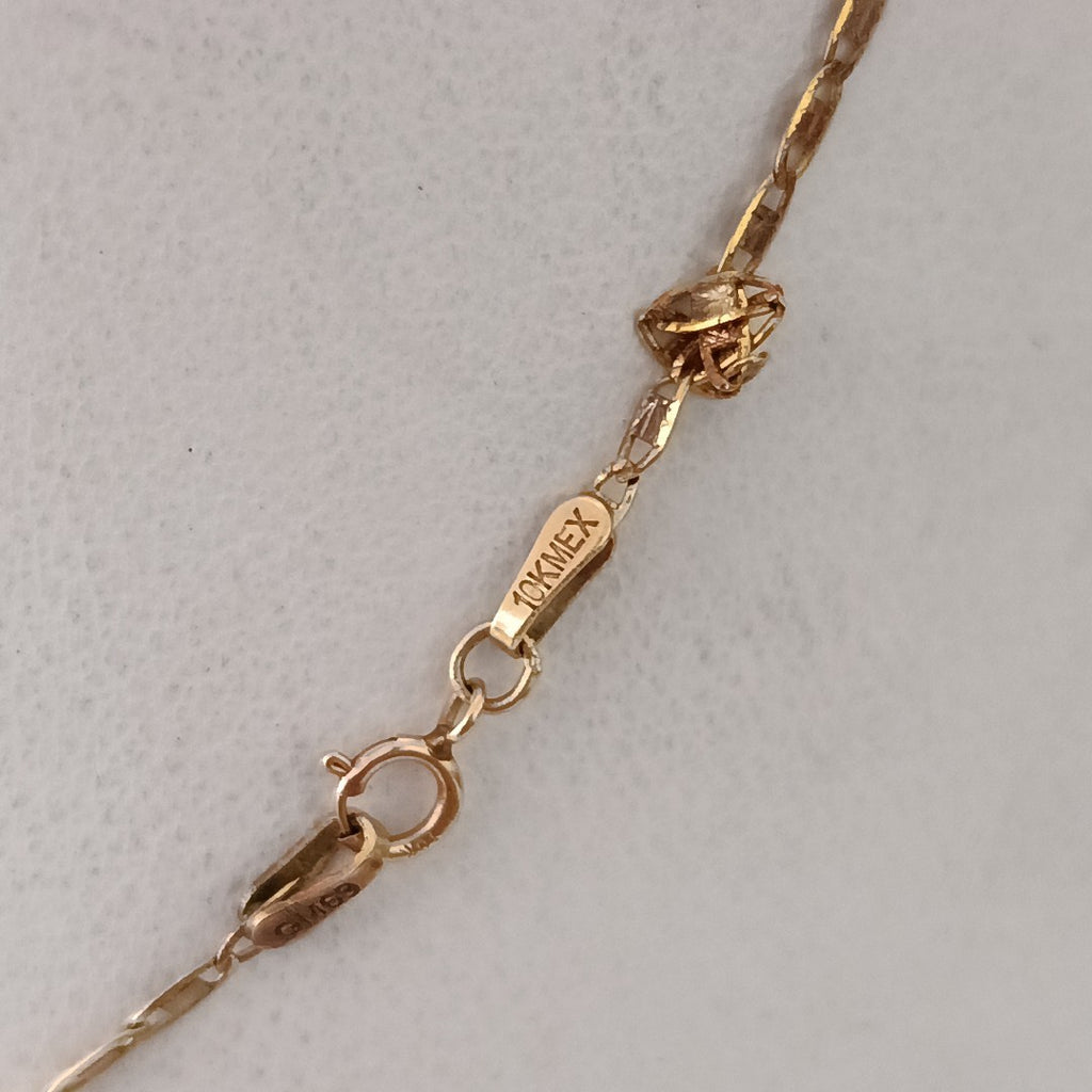 CADENA ORO COMBINADO 10 K 2.7 GRMS (SEMINUEVO)