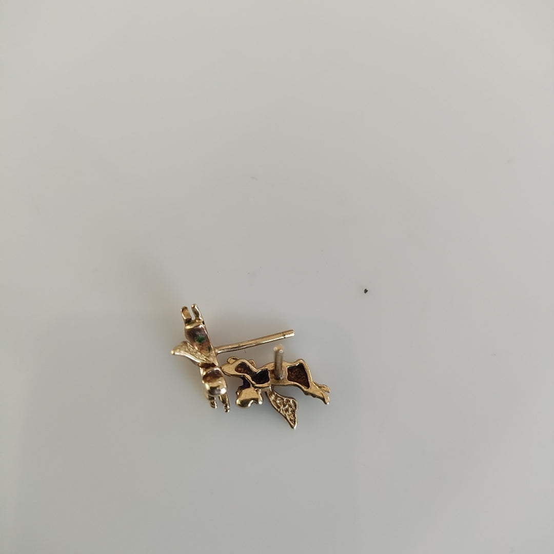BROQUELES PAR ORO,RODIADO 10 K 1,30 GRMS (SEMINUEVO)