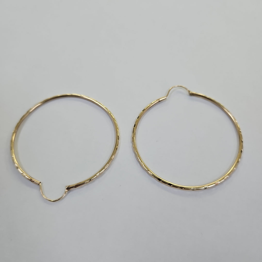 ARRACADAS PAR ORO 10 K 3.7 GRMS (SEMINUEVO)