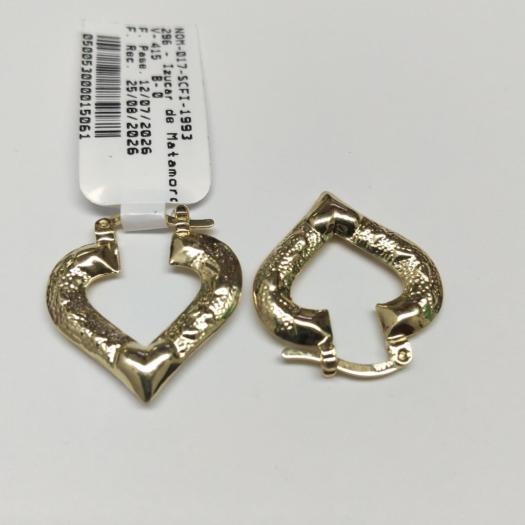 ARETES ARRACADAS 14K 1.8 GR (NUEVO)