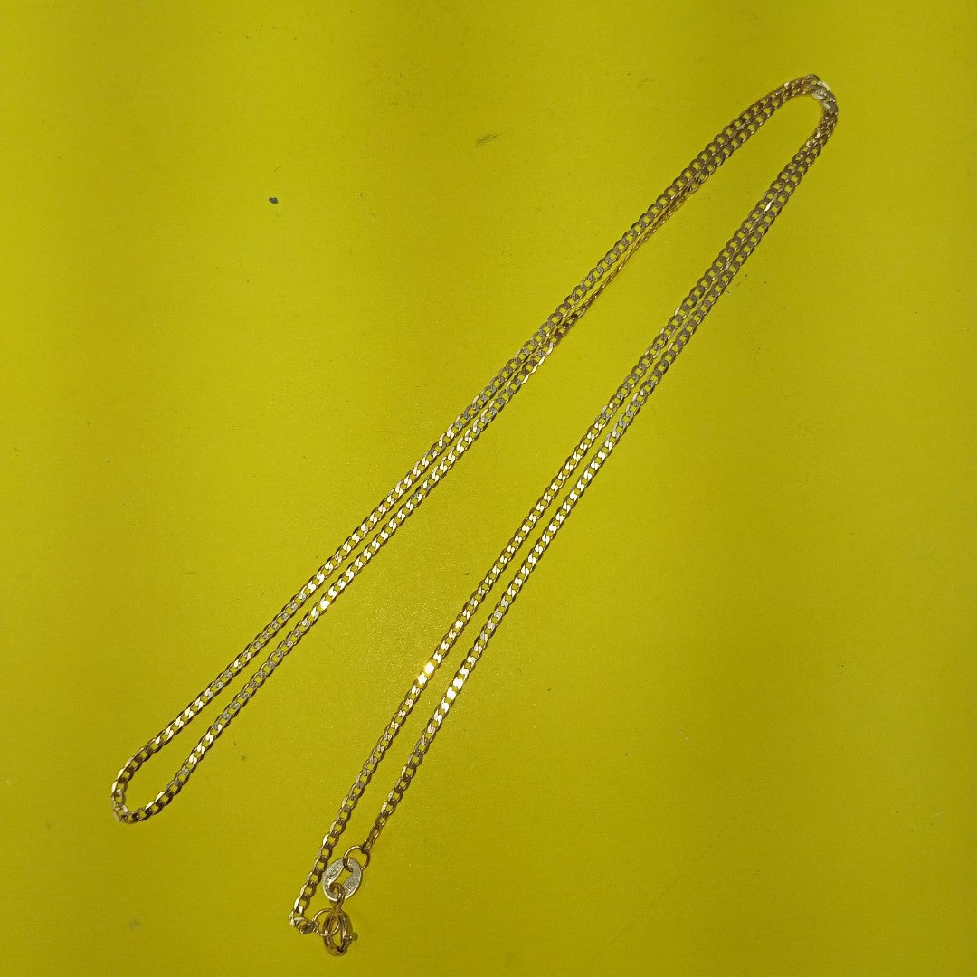 CADENAS BARBADA AMARILLA ORO 14K 1.9 (NUEVO)