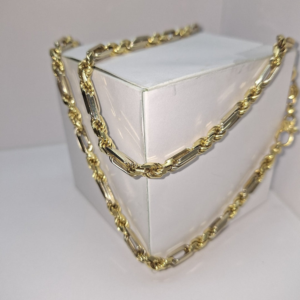 CADENA ORO, ORO COMBINADO 14 K 68.8 GRMS (SEMINUEVO)