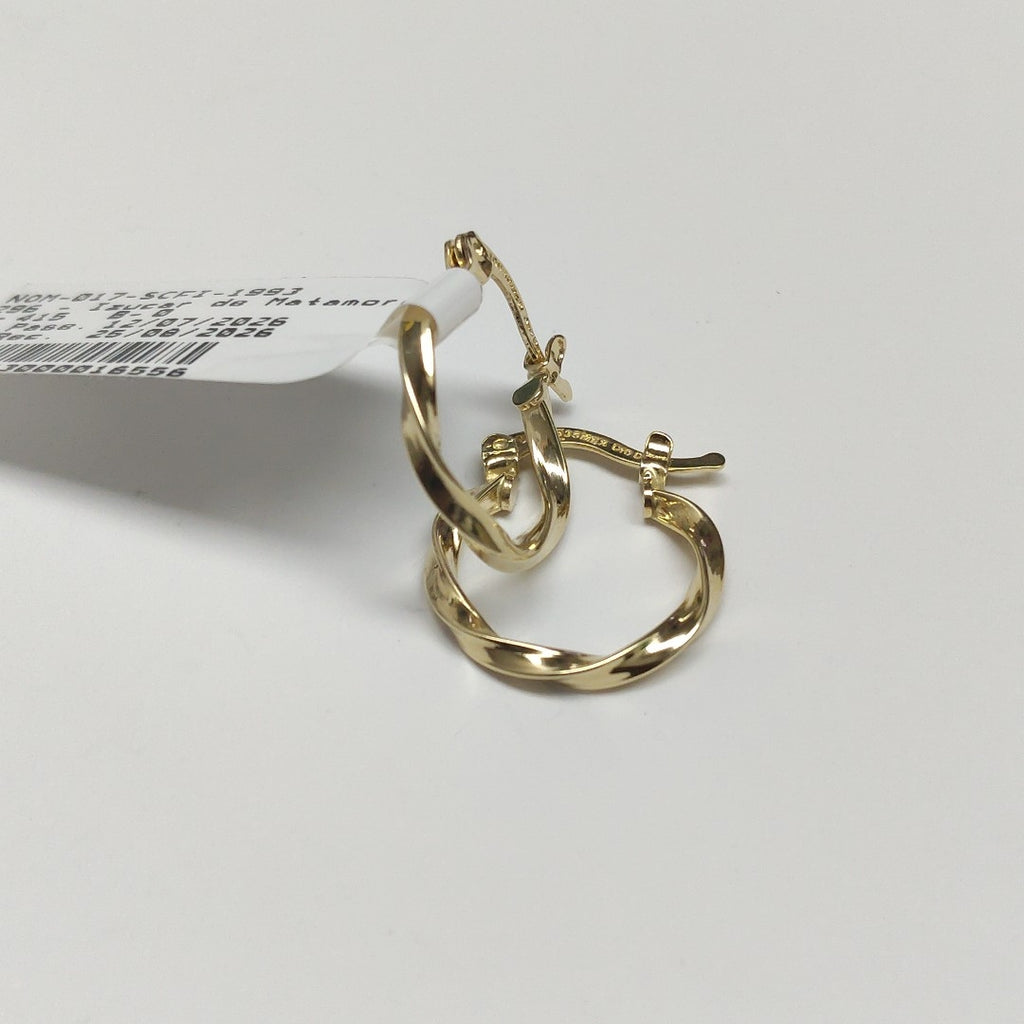 ARETES ARRACADAS TORZAL 14K 1.2 GR (NUEVO)