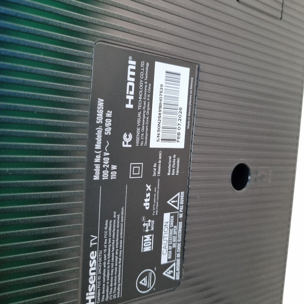 PANTALLA HISENSE 50A65NV (2026) 50" LED 4K (SEMINUEVO)