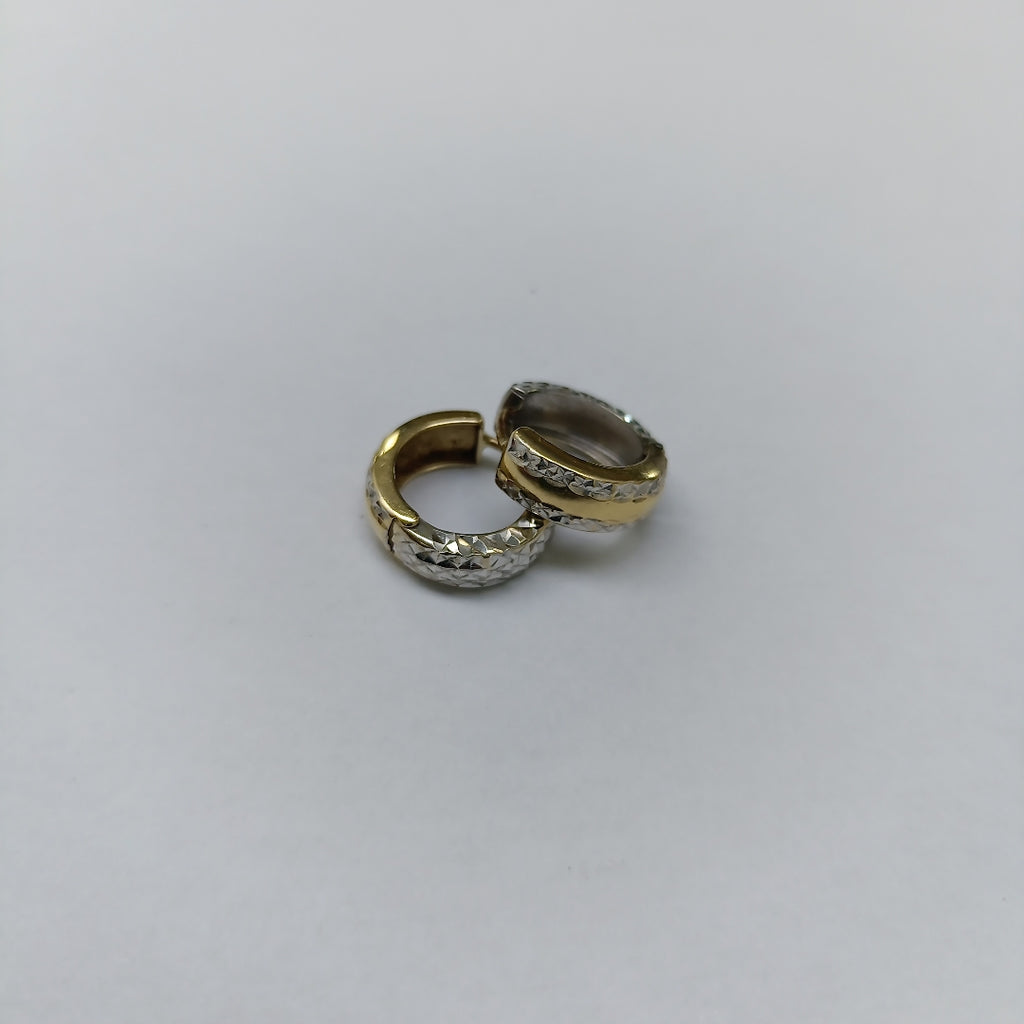 ARRACADAS PAR ORO,RODIADO 14 K 1,80 GRMS (SEMINUEVO)