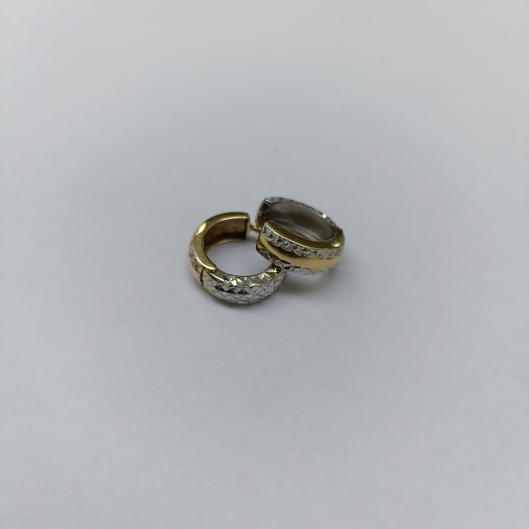 ARRACADAS PAR ORO,RODIADO 14 K 1,80 GRMS (SEMINUEVO)