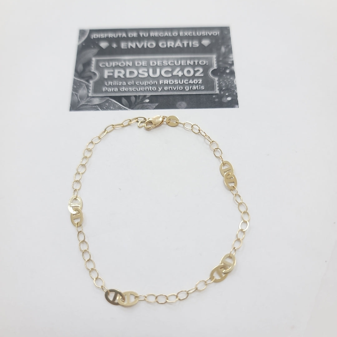 PULSERA ESPECIAL 14K 21 CM 1.8 GR (NUEVO)