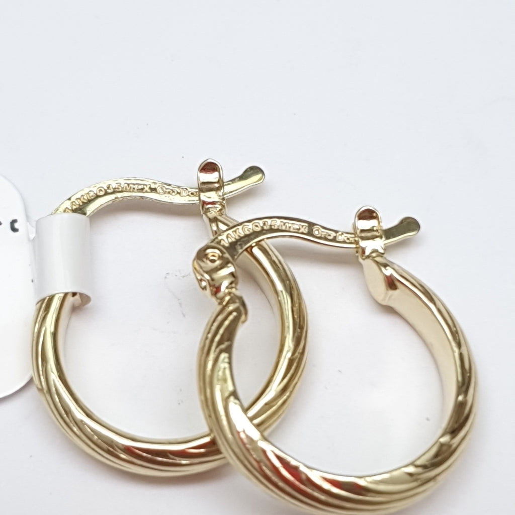 ARETES ARRACADA ASTRIADA 14K 1.7 GR (NUEVO)