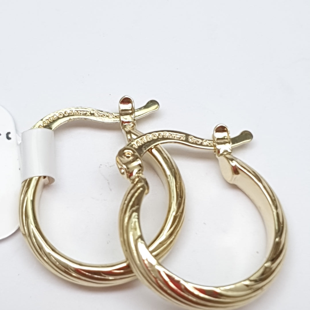 ARETES ARRACADA ASTRIADA 14K 1.7 GR (NUEVO)