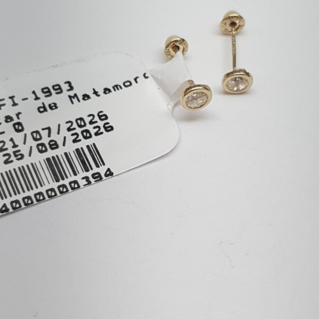 BROQUELES BROQUEL C CIRCONIA 14K 0.1501 GR (NUEVO)