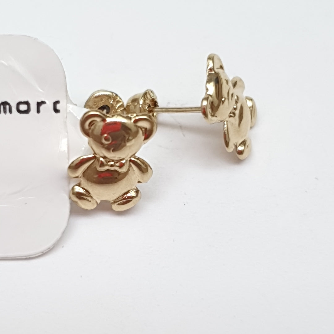 BROQUELES BROQUEL FIG OSO 14K 0.2592 GR (NUEVO)