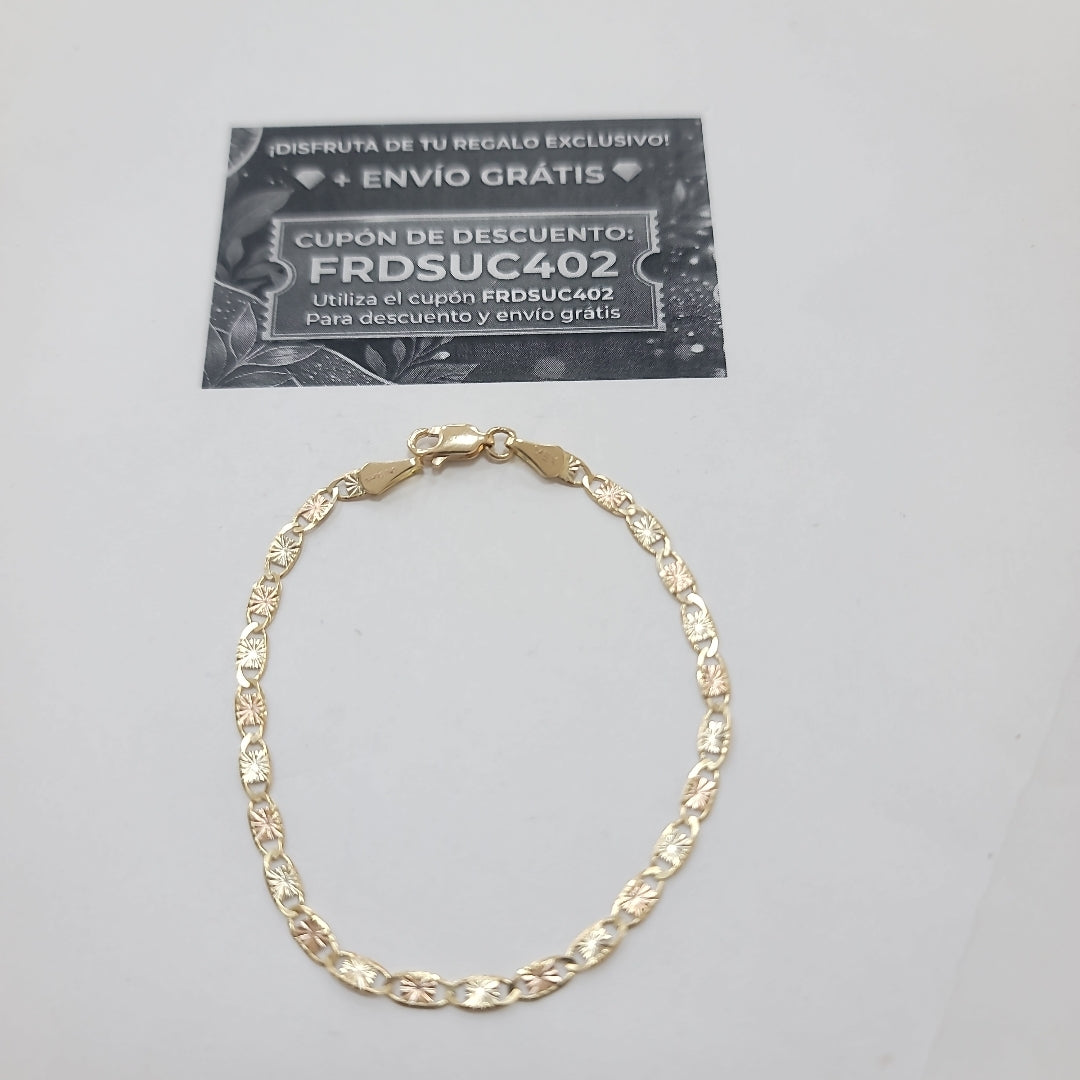 PULSERA GUCHI 14K 18 CM 2.8 GR (NUEVO)