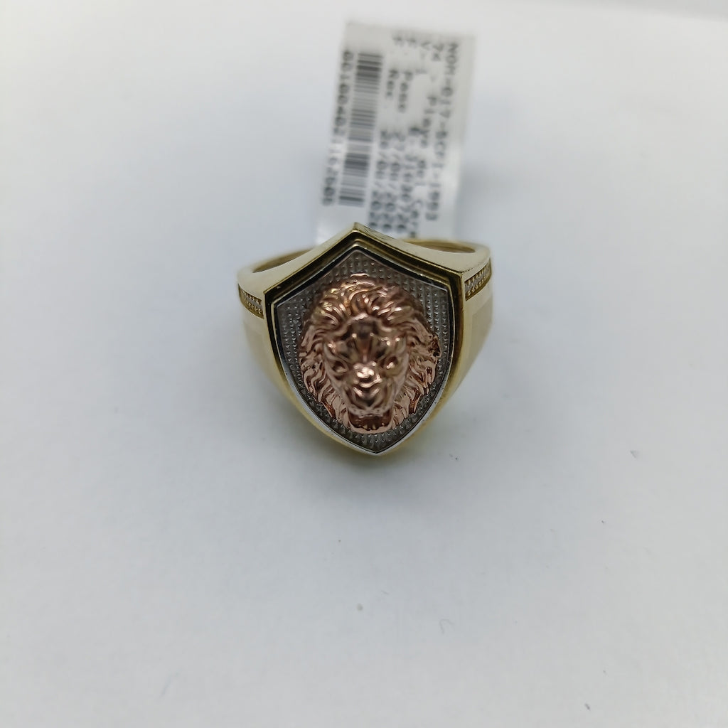 ANILLO ORO COMBINADO 10 K 8.4 GRMS (SEMINUEVO)
