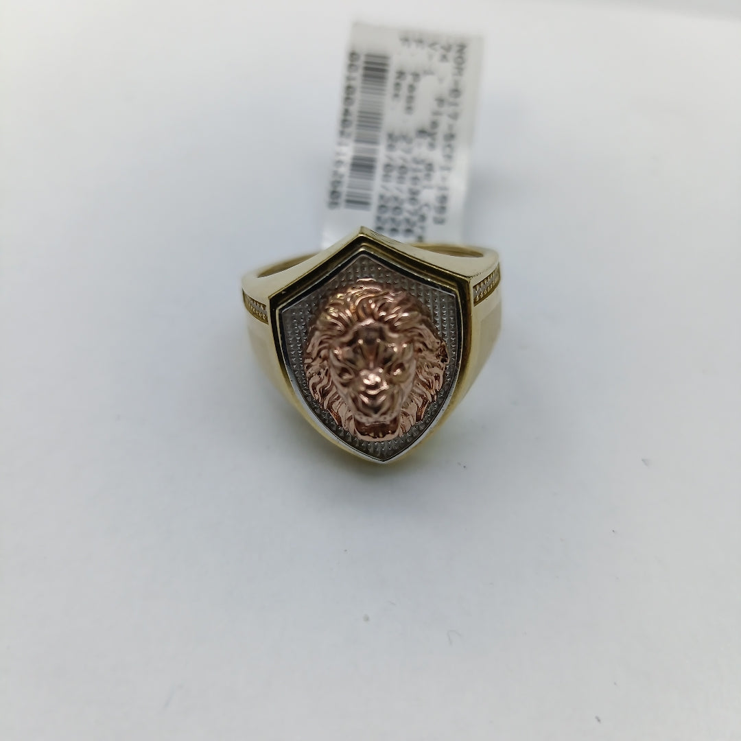 ANILLO ORO COMBINADO 10 K 8.4 GRMS (SEMINUEVO)