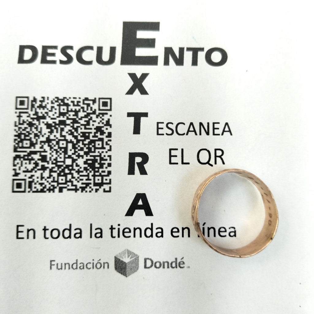 ARGOLLA ORO 10 K 4.1 GRMS (SEMINUEVO)