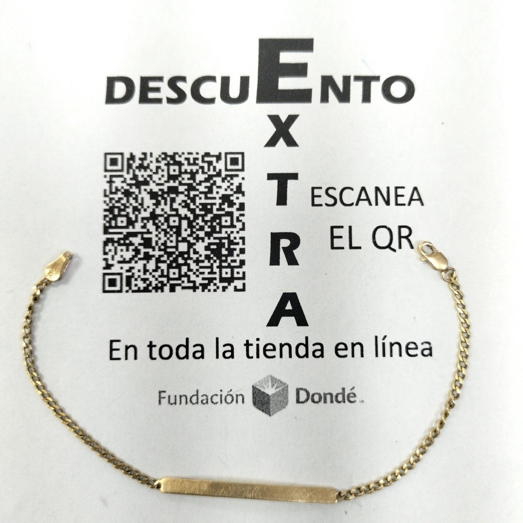 ESCLAVA ORO 14 K 1.8 GRMS (SEMINUEVO)