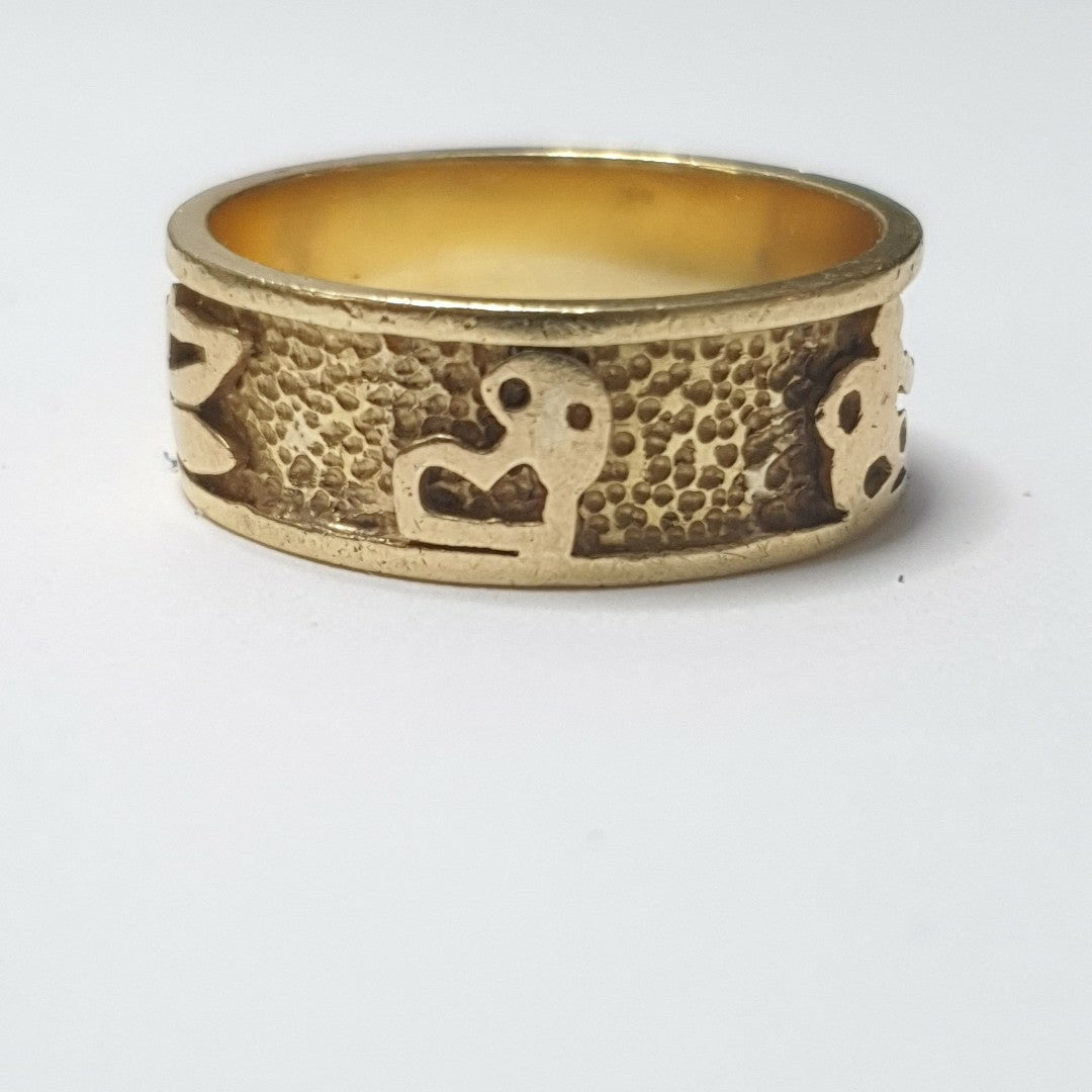 ARGOLLA ORO 18 K 8.5 GRMS (SEMINUEVO)