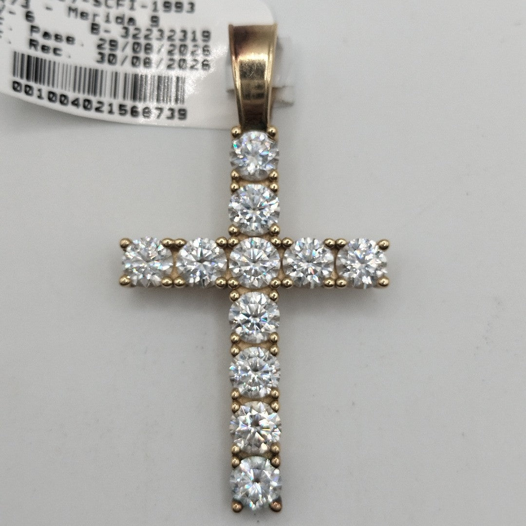 CRUZ,DIJE ORO 10 K 6,70 GRMS (SEMINUEVO)