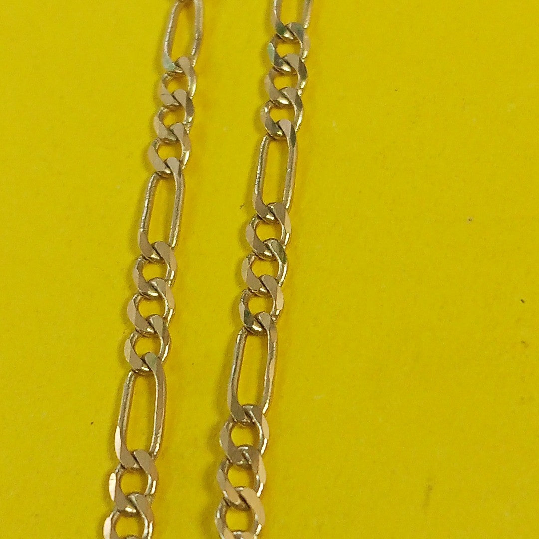 PULSERA TEJIDO 3X1 14K 21 CM 2.3 GR (NUEVO)