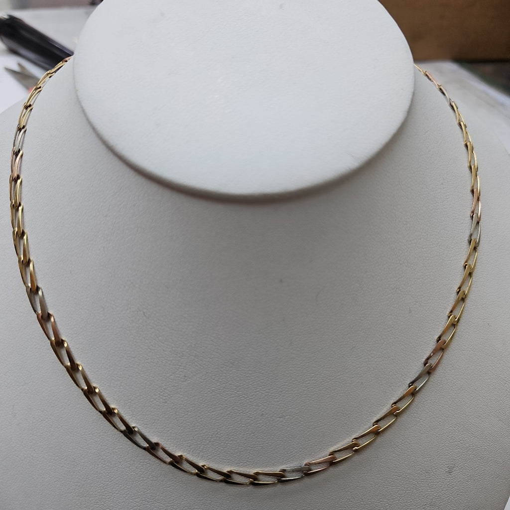 CADENA ORO,ORO COMBINADO 14 K 11,70 GRMS (SEMINUEVO)