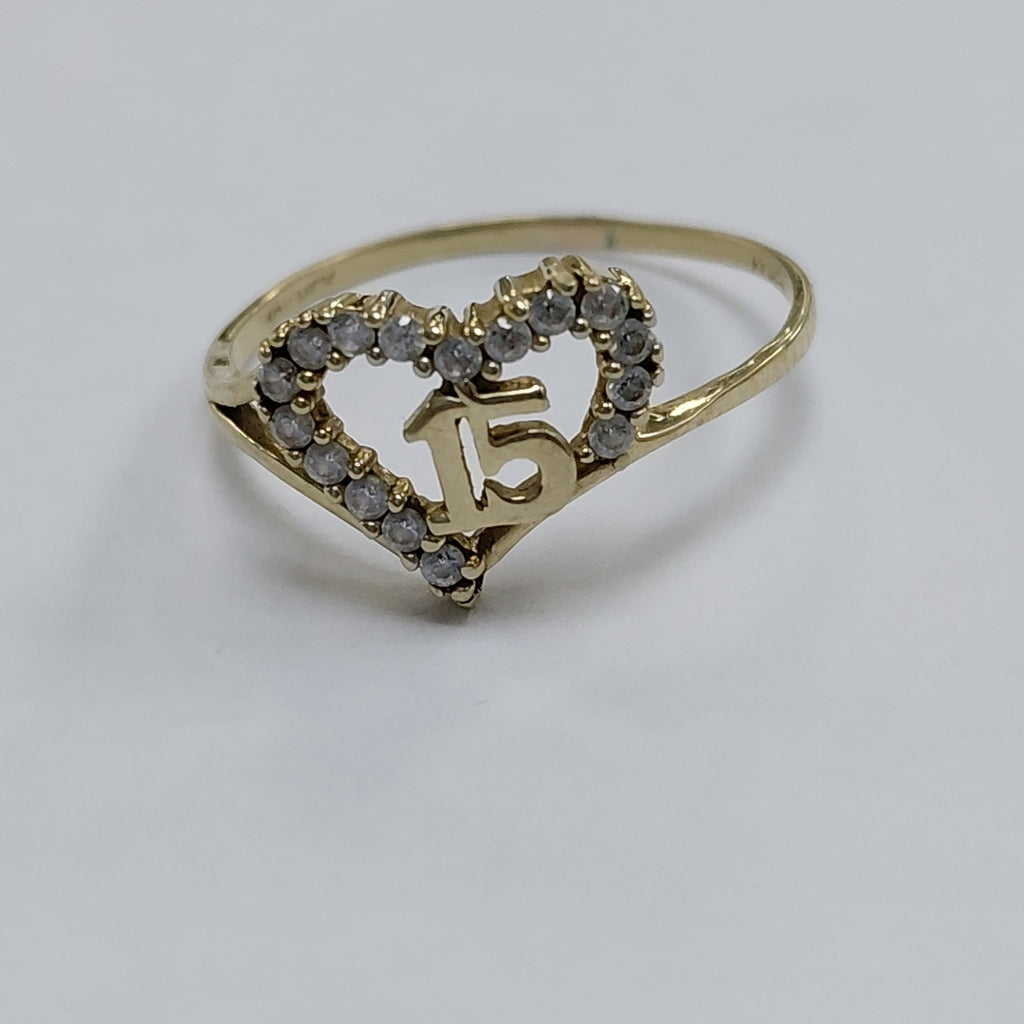 ANILLO ORO 10 K 1.1 GRMS (SEMINUEVO)