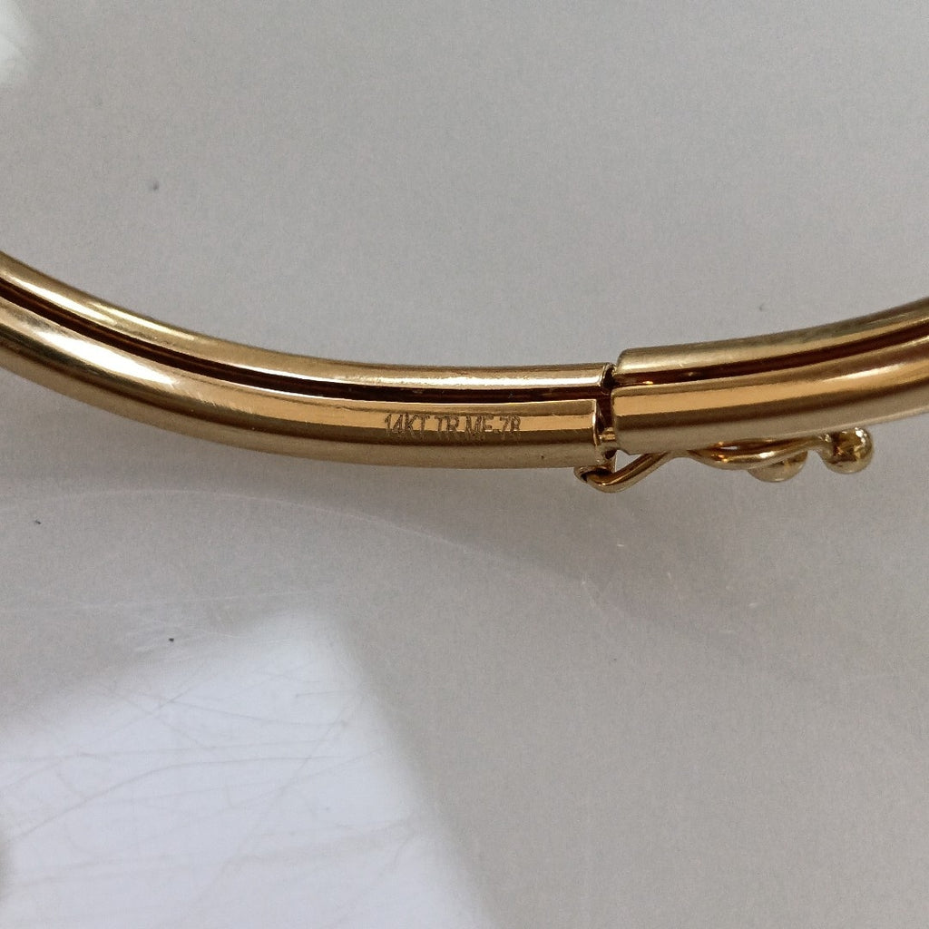 PULSERA RIGIDA ORO 14 K 6.5 GRMS (SEMINUEVO)
