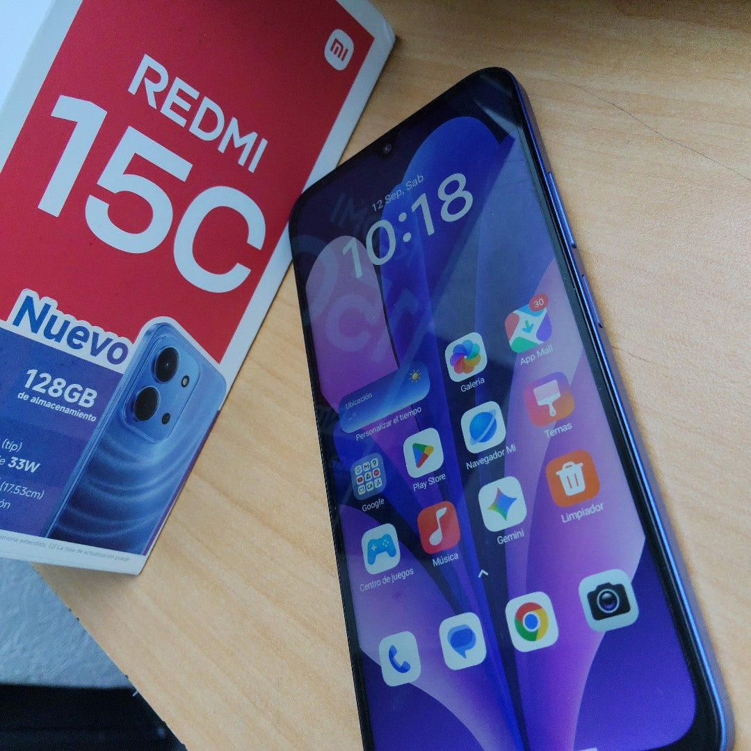 CELULAR XIAOMI REDMI 15C 25078RA3EL (2025) 128 GB 4 GB RAM (SEMINUEVO)