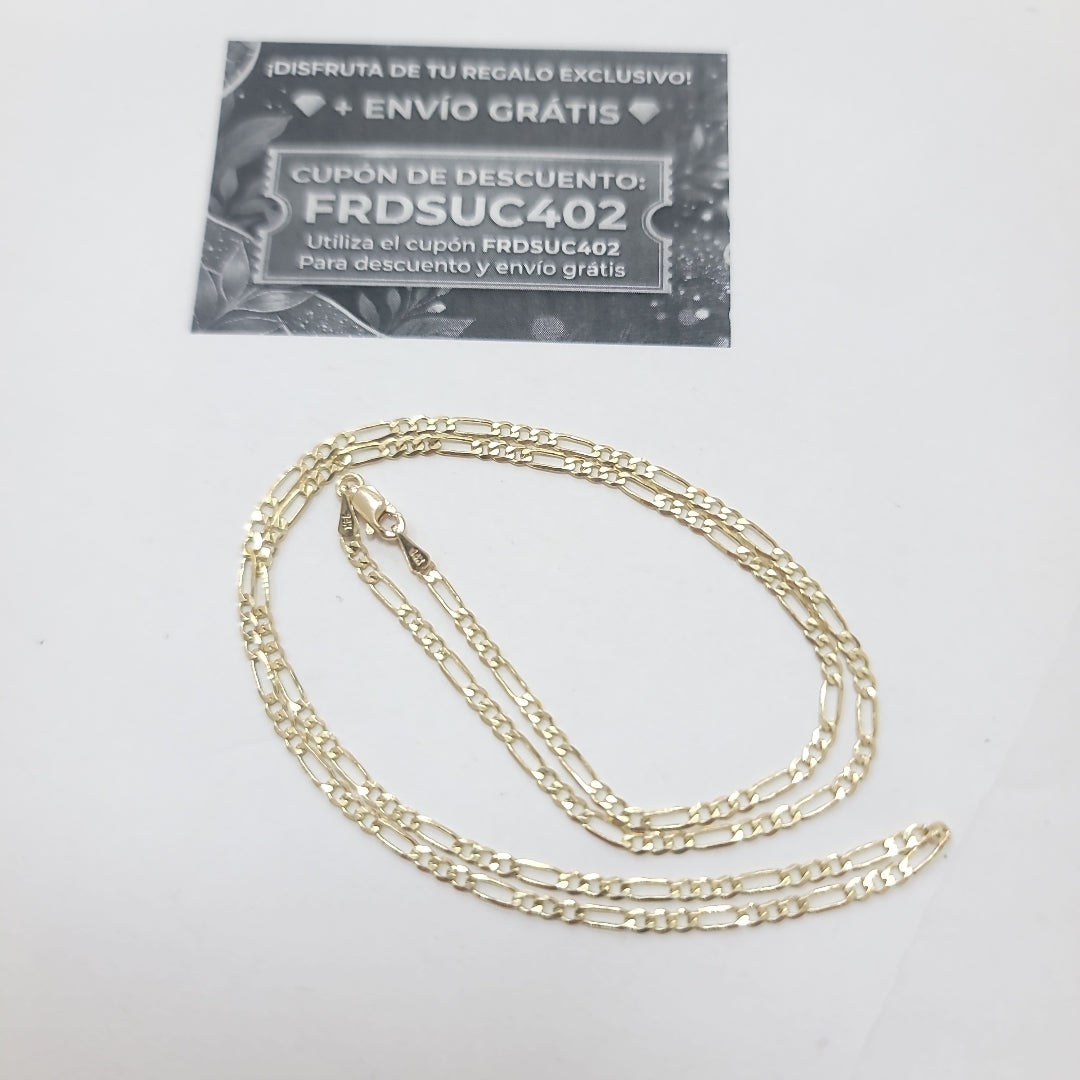 CADENA 3X1 14K 55 CM 4.9 GR (NUEVO)