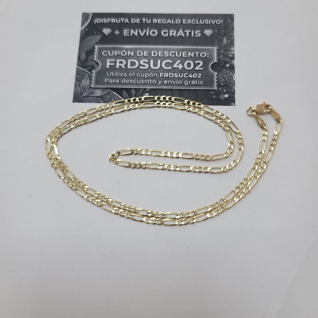 CADENA 3X1 14K 55 CM 4.9 GR (NUEVO)