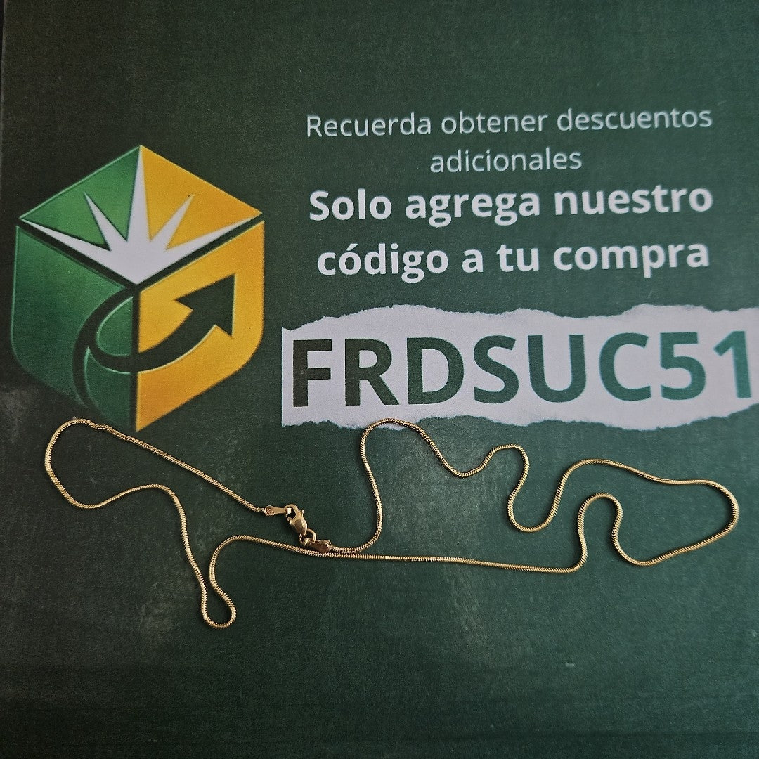 CADENA ORO 10 K 5.4 GRMS (SEMINUEVO)