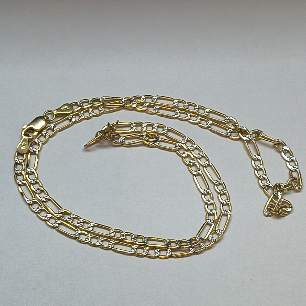 CADENA ORO,RODIADO 14 K 4,40 GRMS (SEMINUEVO)