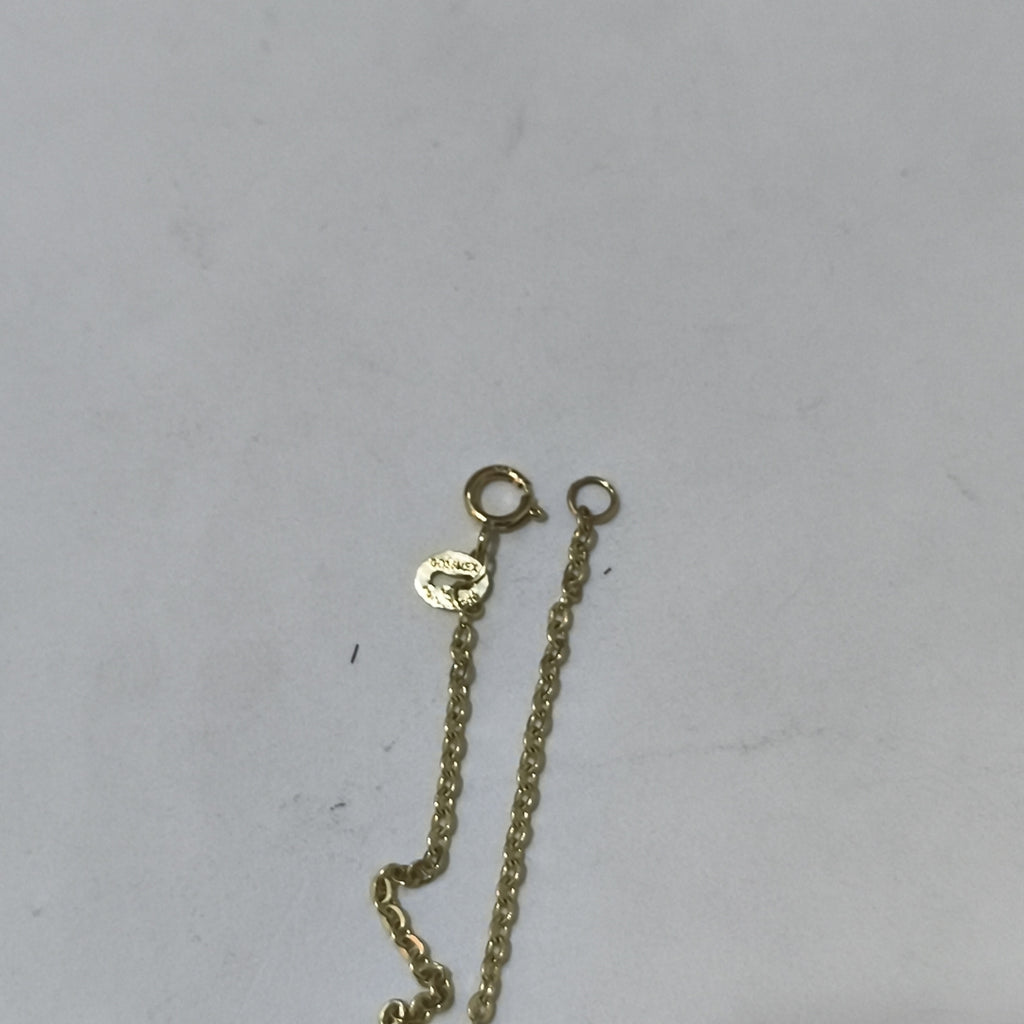 PULSERA TEJIDO ESPECIAL FIG NIÑO 14K 18 CM 1.4 GR (NUEVO)