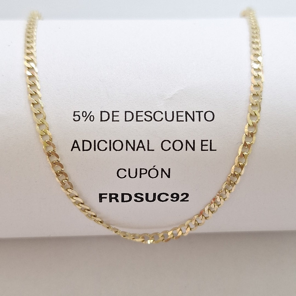 PULSERA BARBADA 14K 18 CM 2 GR (NUEVO)