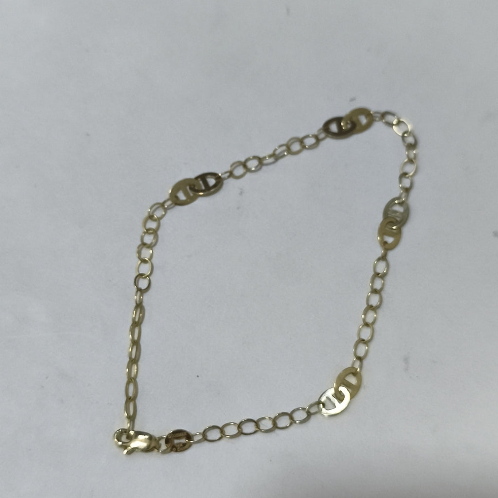 PULSERA ESPECIAL 14K 21 CM 1.9 GR (NUEVO)