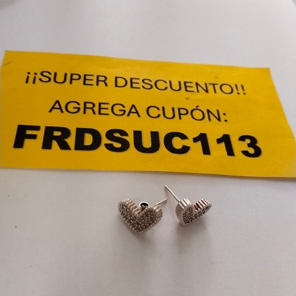 ARETES PAR PLATA 3.3 GRMS (SEMINUEVO)