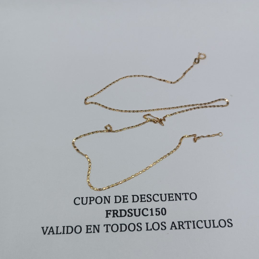 CADENA ORO 10 K 0.6 GRMS (SEMINUEVO)